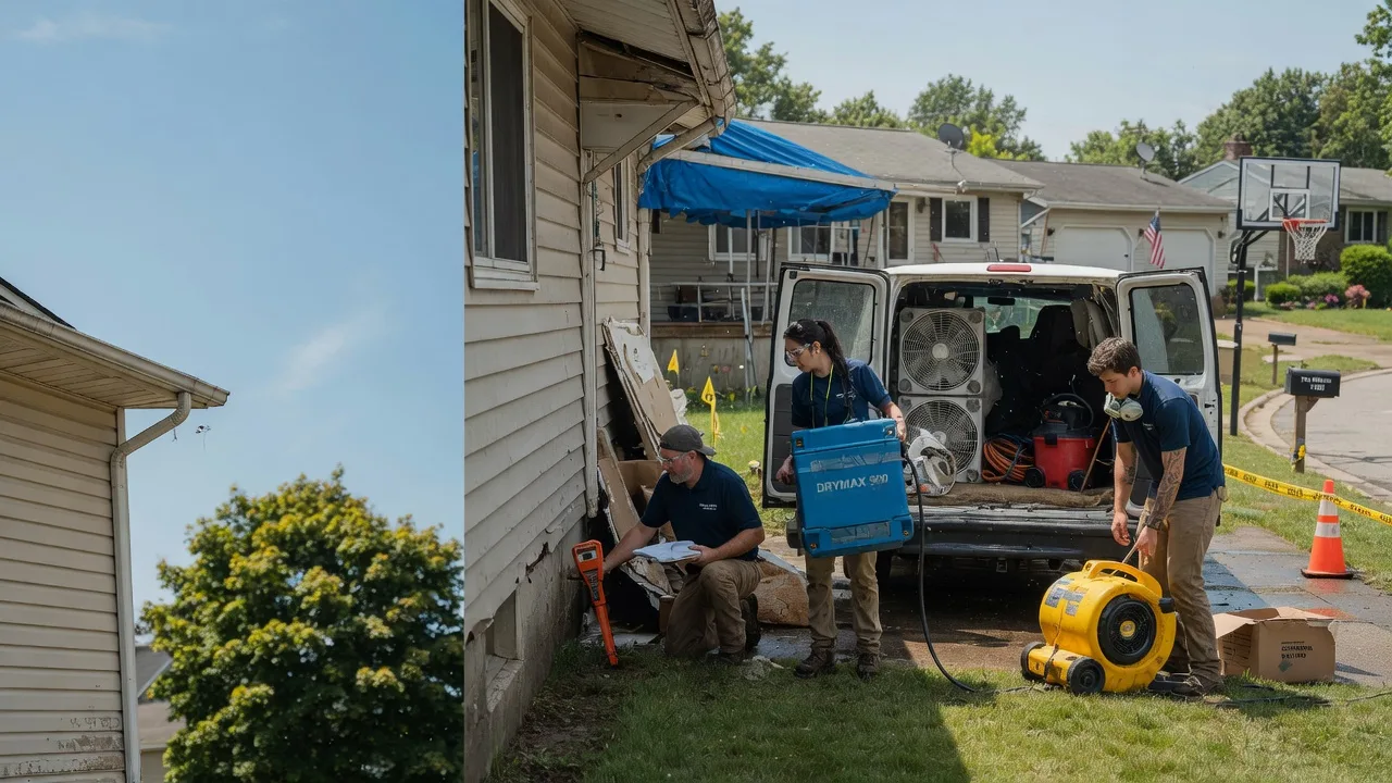 Ceiling Leak Cleanup in Clayton, IN near me